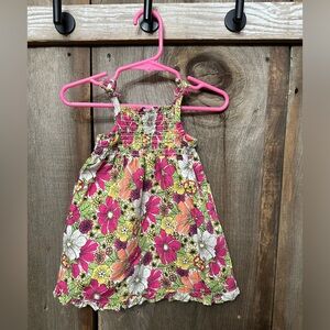 Old Navy Floral Summer Dress in Pink Size Newborn 6-12 months